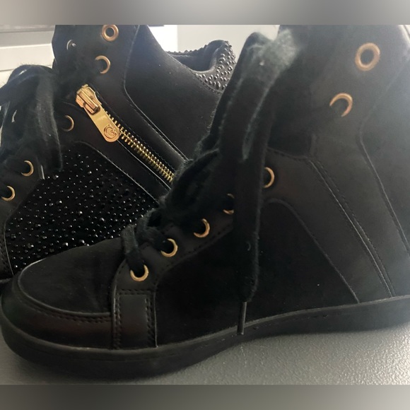 Guess size 8 heel sneaker bling gem - Picture 10 of 10